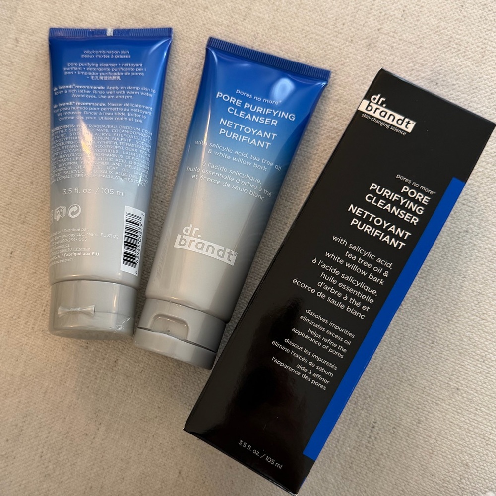 2 pack- Dr. Brandt Pore Purifying Cleansers